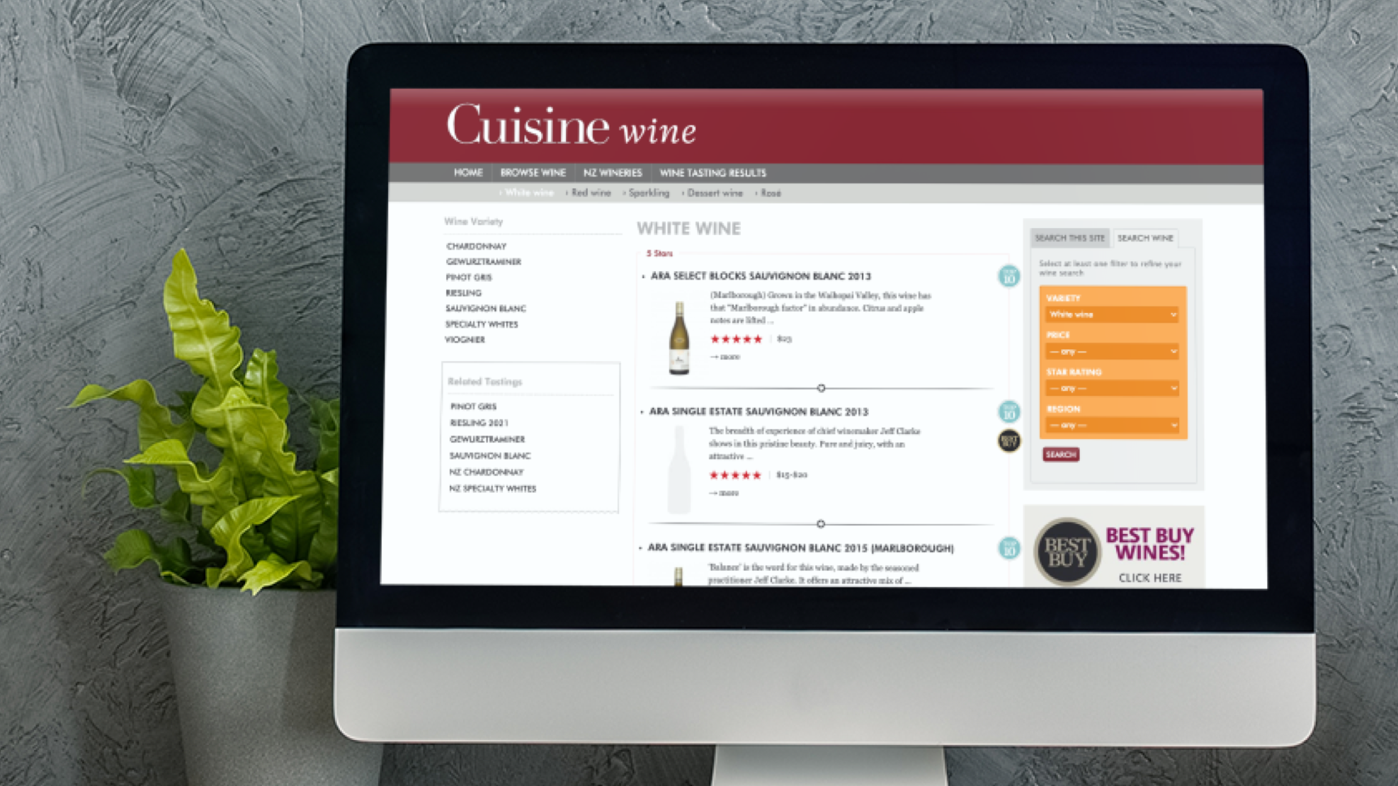 Cuisine wine website UX case study